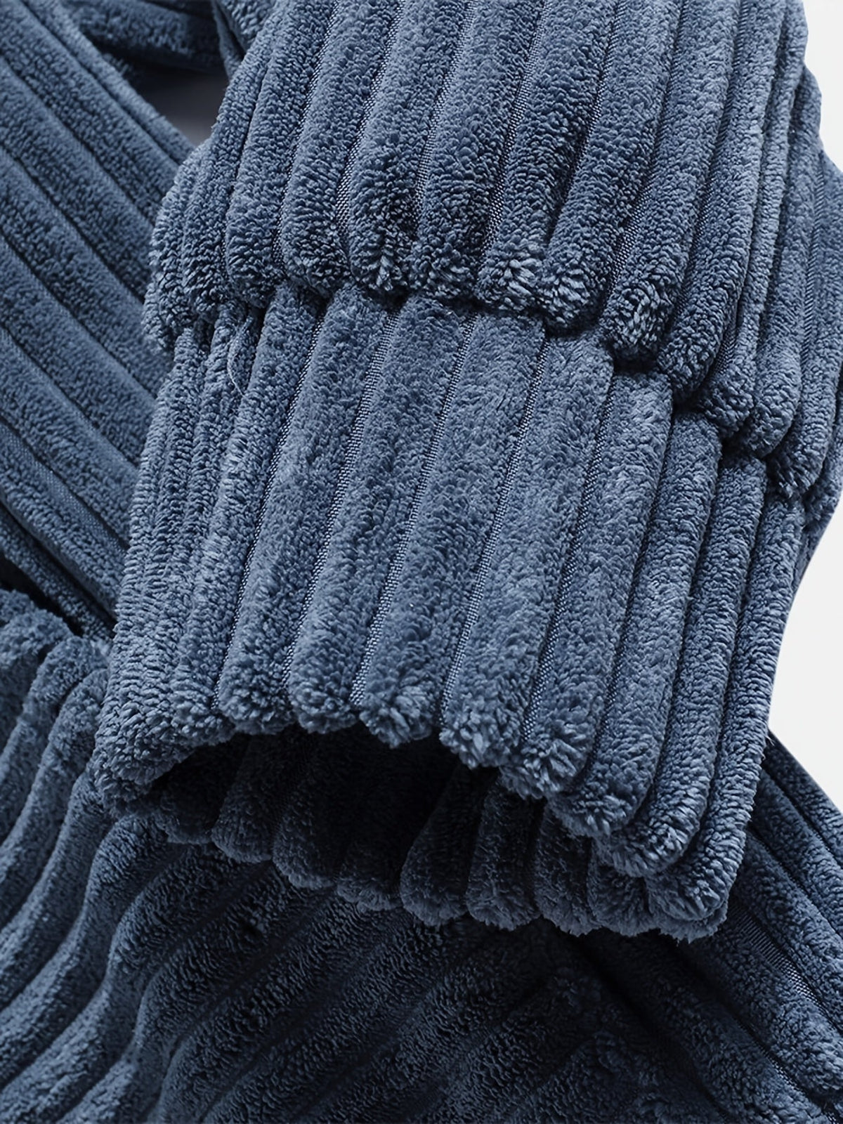 Thaddeus | Ribbed Pullover Hoodie