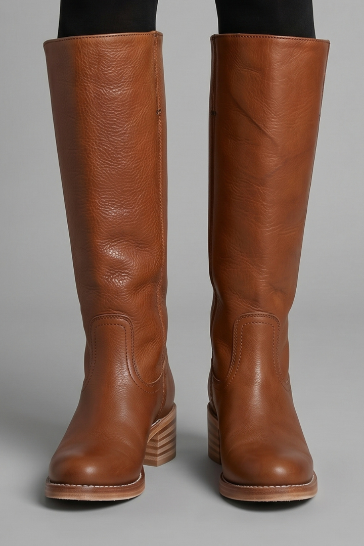 Thalia orthopedic boots with mid calf shaft - full look