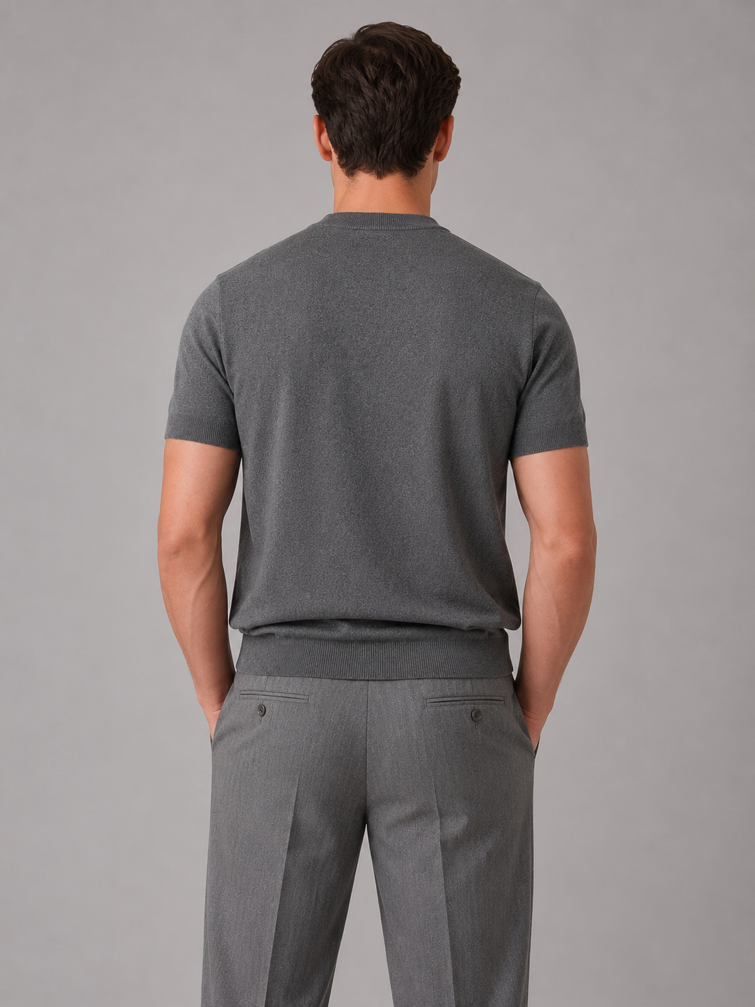 Theodore | Casual Short Sleeve Knit T-Shirt