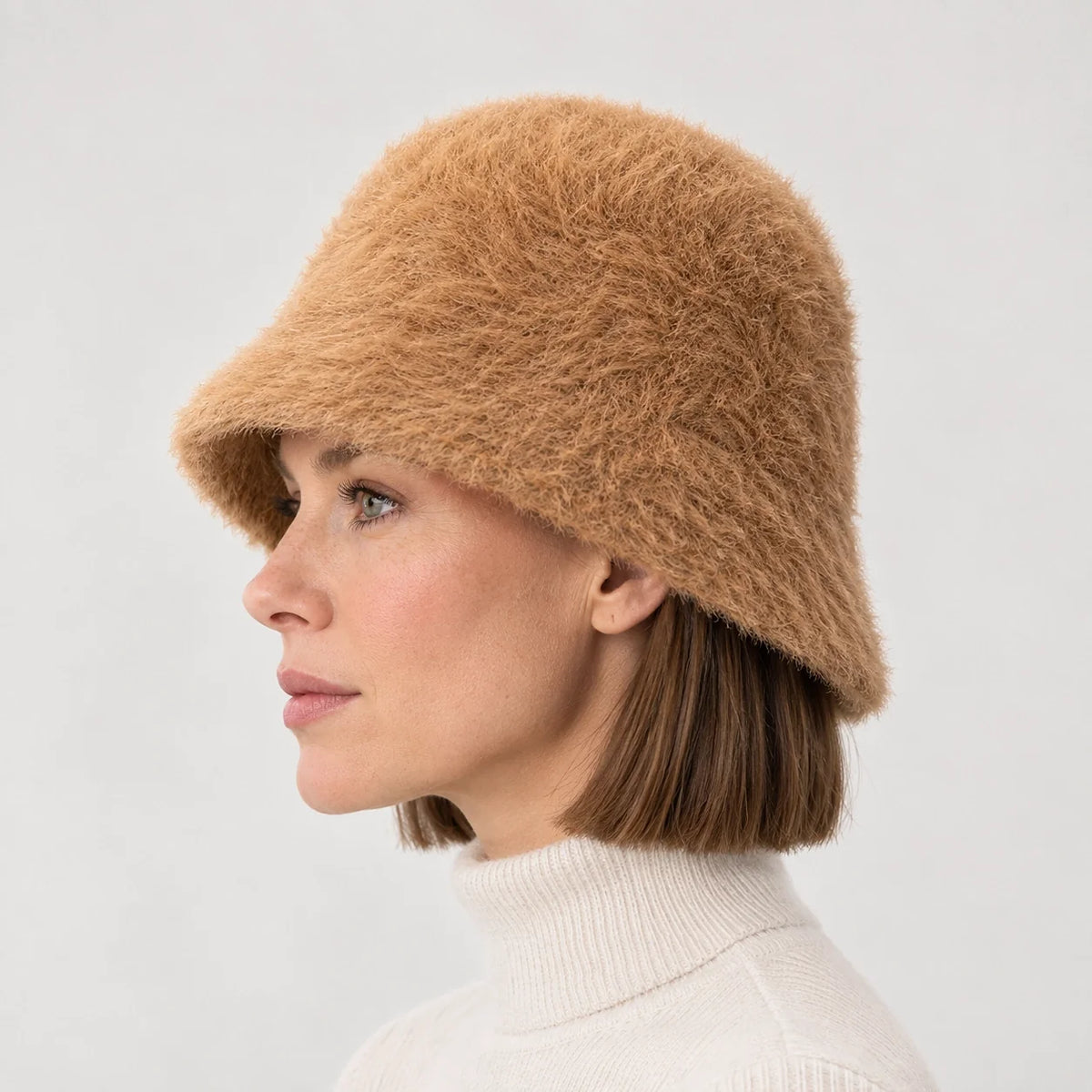 Thorne | Rabbit Fur Bucket Hat