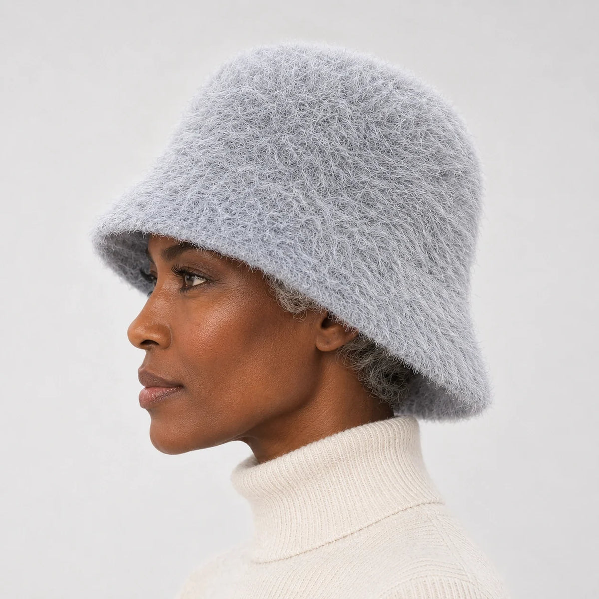 Thorne | Rabbit Fur Bucket Hat