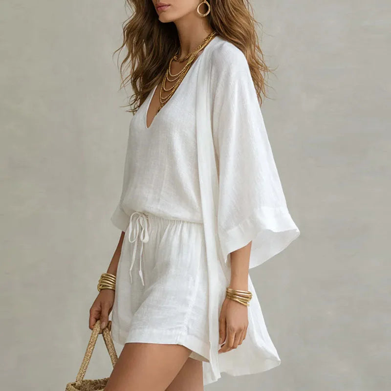 Tiffany | Women's Three Piece V-Neck Set