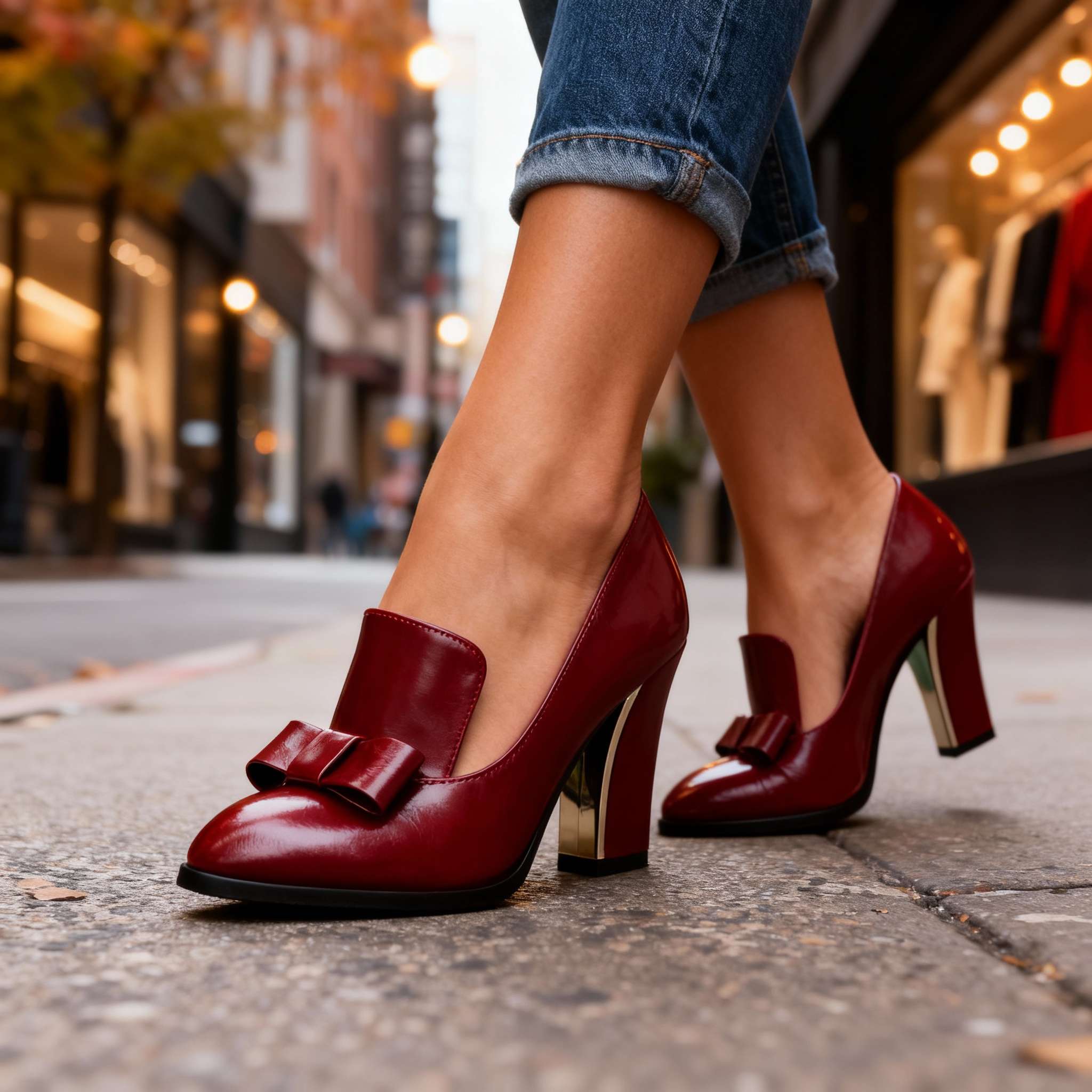 Tonya | Classic Bow Heels