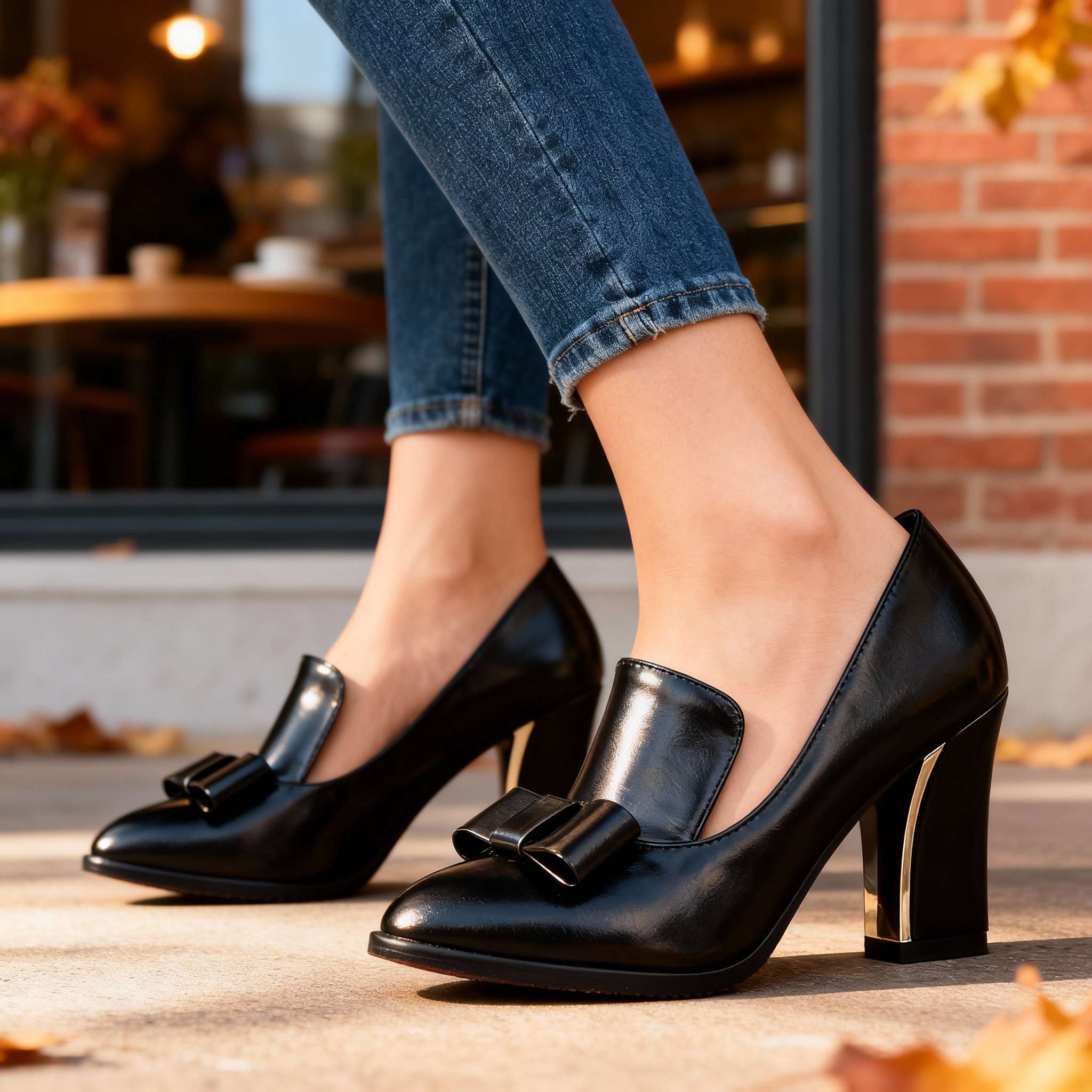 Tonya | Classic Bow Heels