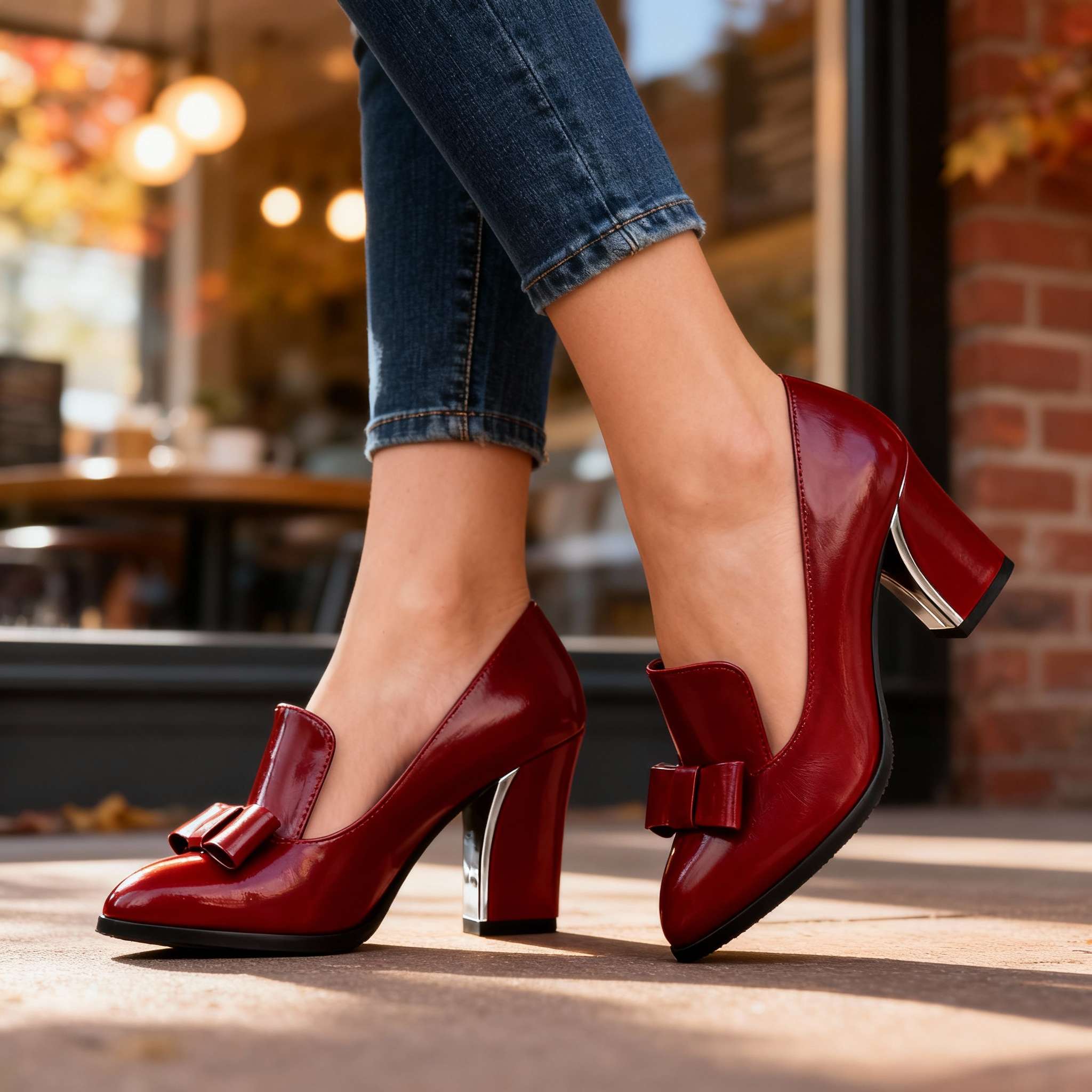 Tonya | Classic Bow Heels