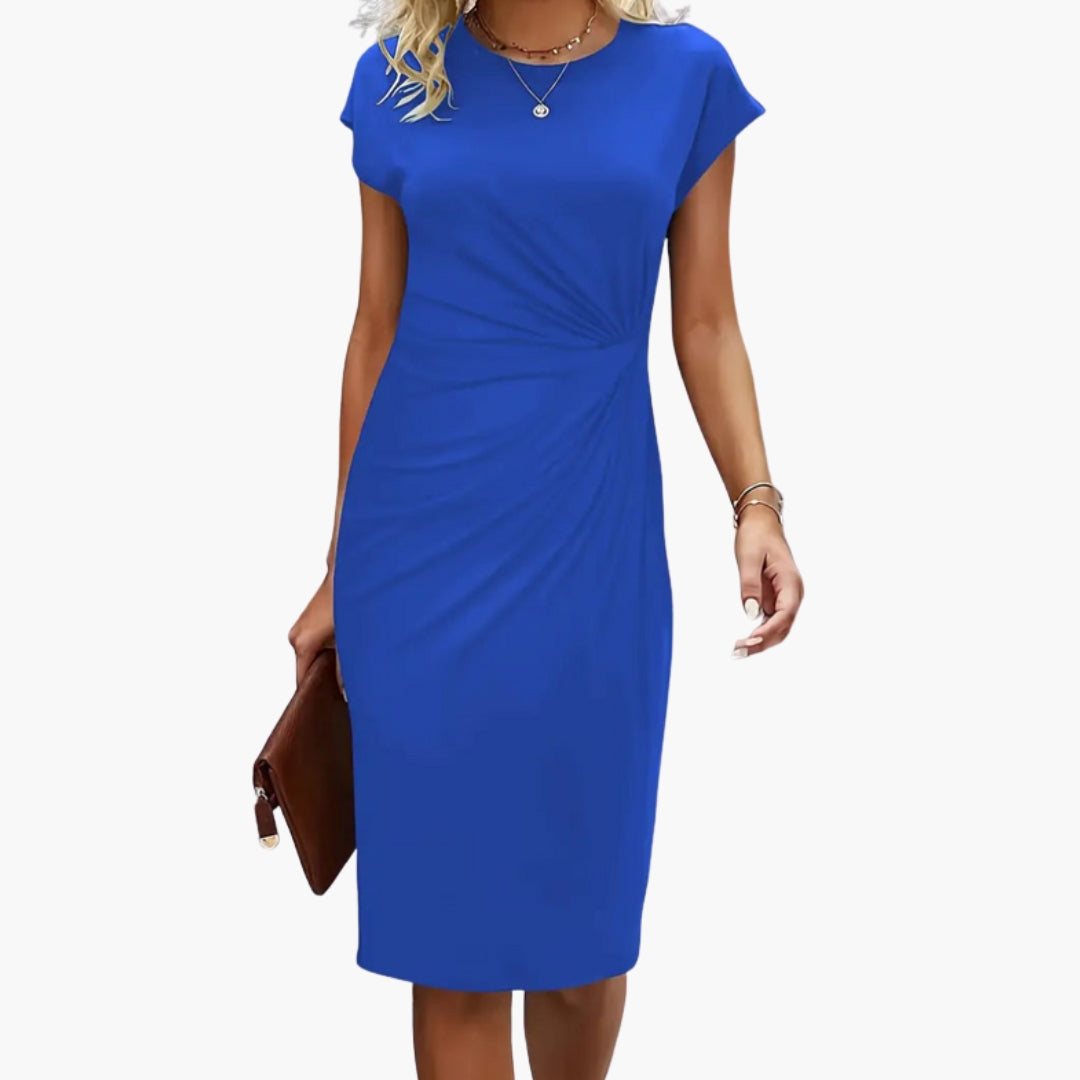 Tracy | Women's Round Neck Midi Dress