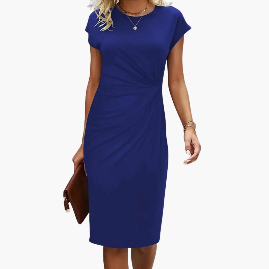 Tracy | Women's Round Neck Midi Dress
