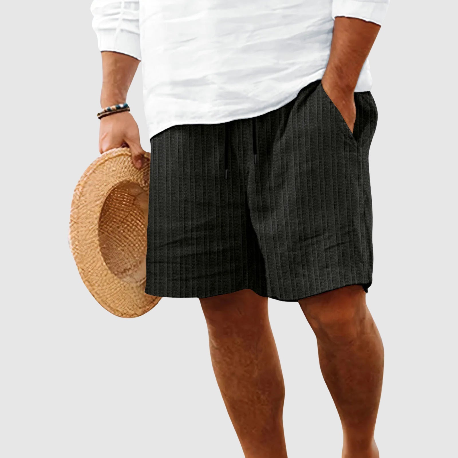 Valentino | Lightweight Striped Summer Shorts