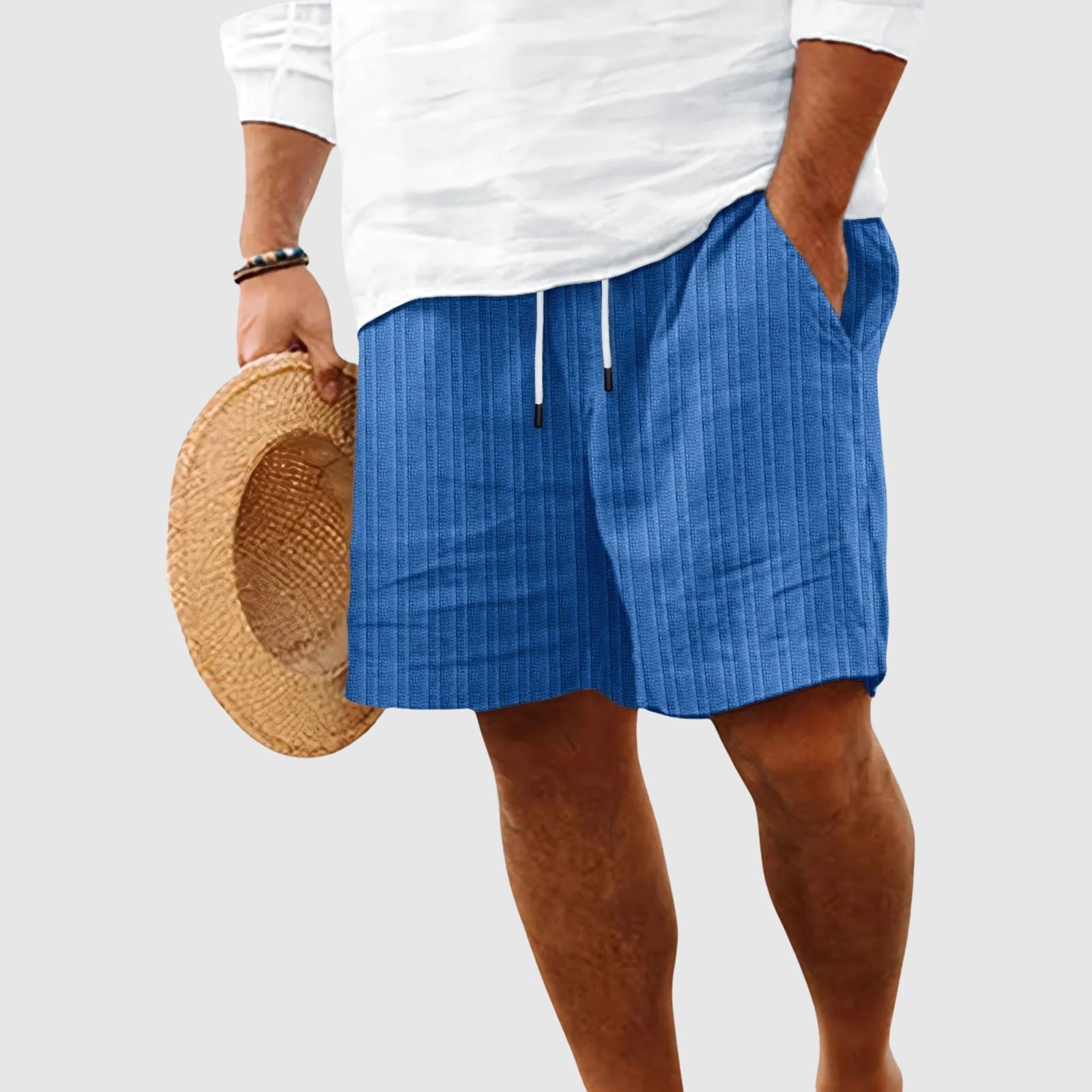 Valentino | Lightweight Striped Summer Shorts
