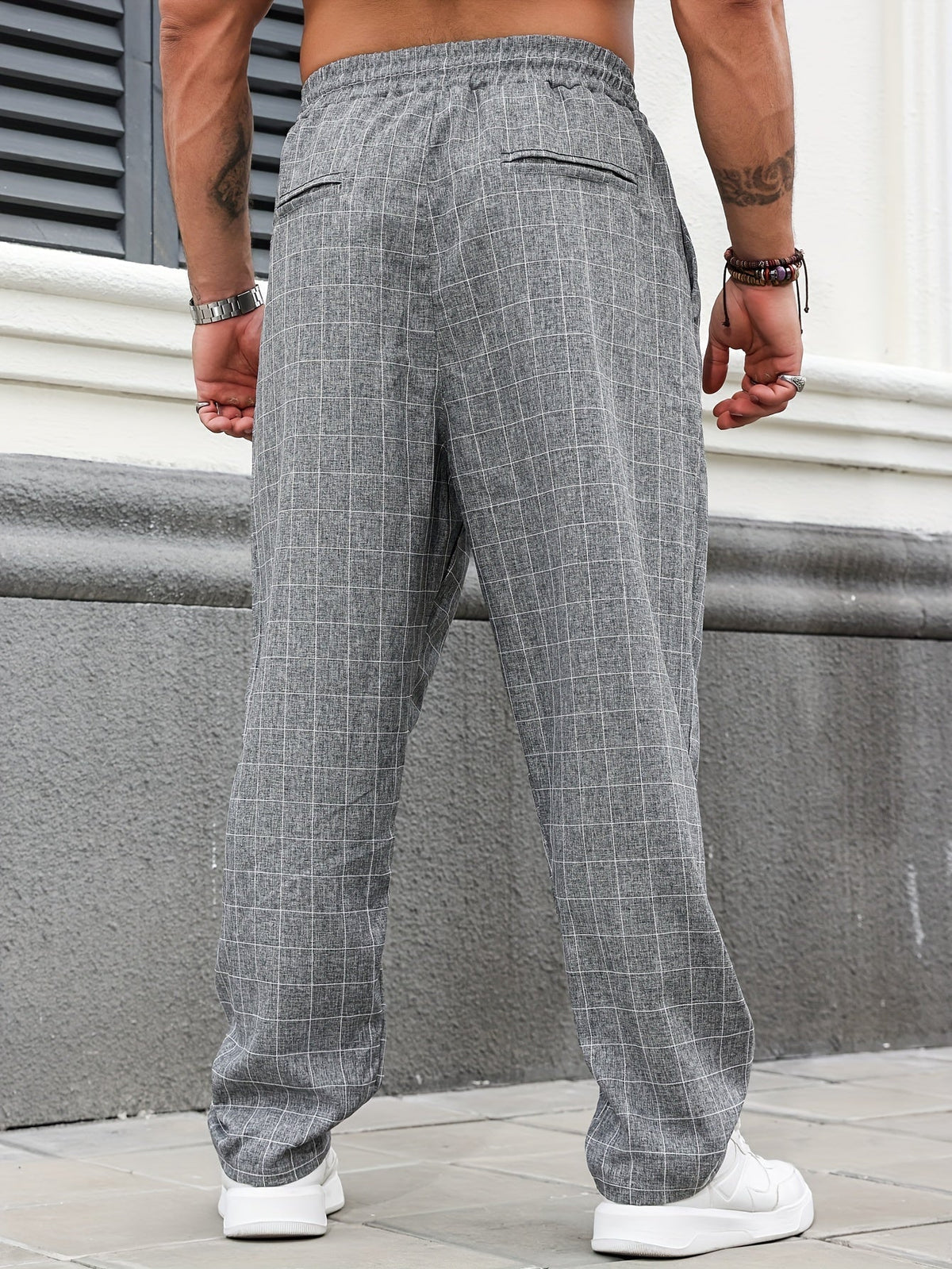Vernon | Relaxed Checked Pants