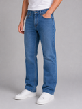 Victor straight leg jeans regular fit denim - front view