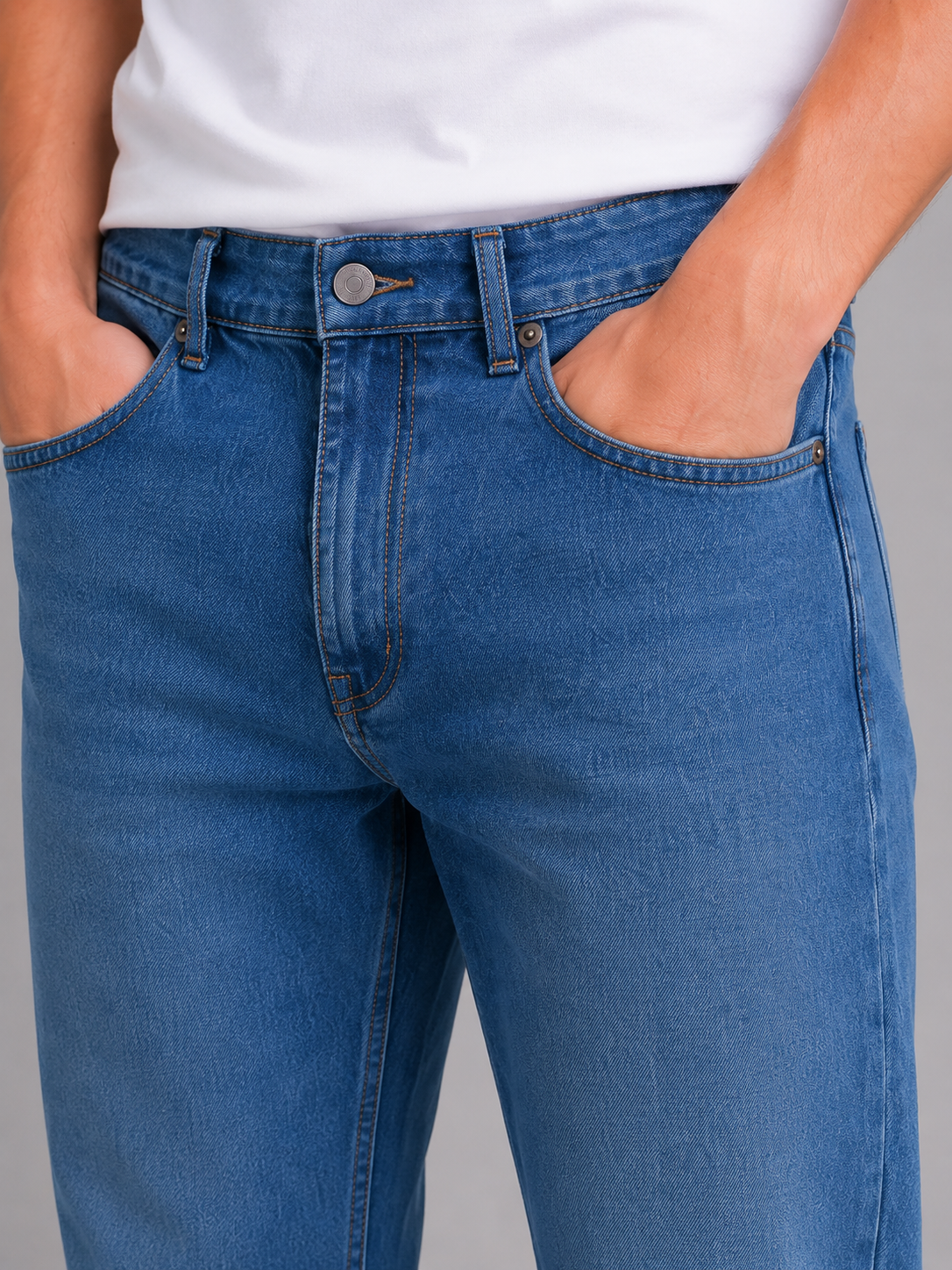 Victor straight leg jeans regular fit denim - pocket detail