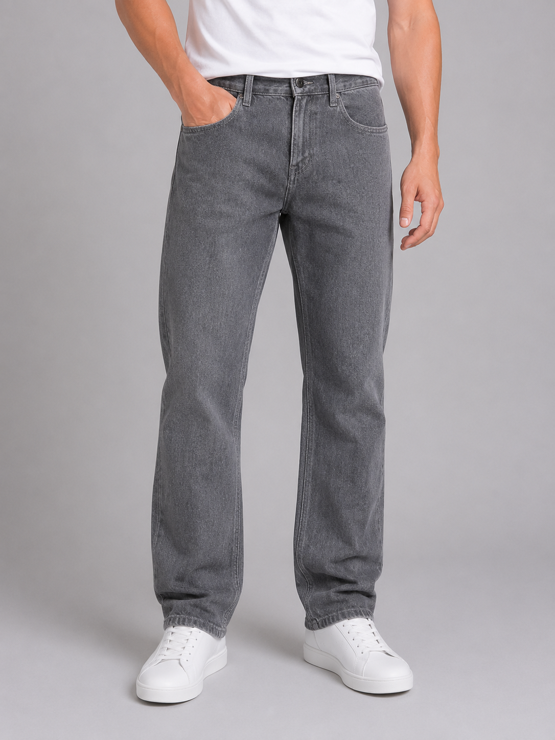 Victor straight leg jeans regular fit denim - color options