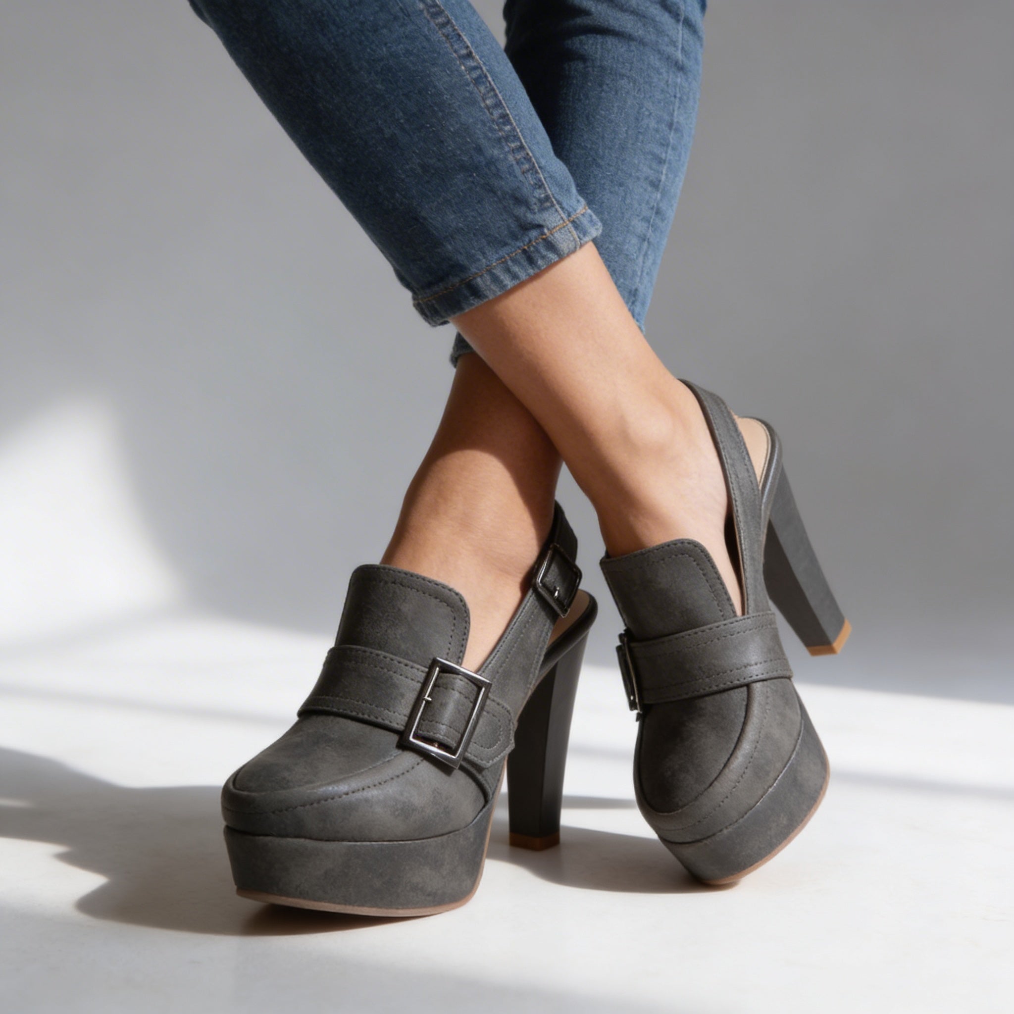 Victoria | Platform Block Heel Sandals
