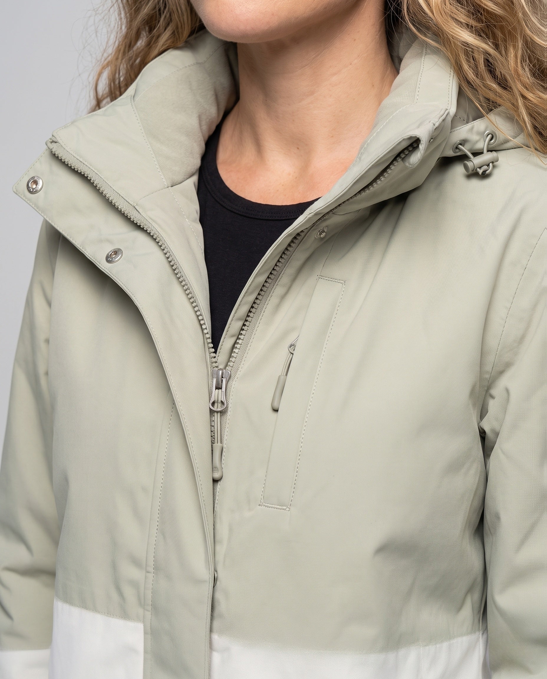 Victoria technical multifunction jacket - close up detail