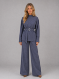 Vienna | Tailored Pinstripe Two-Piece Set
