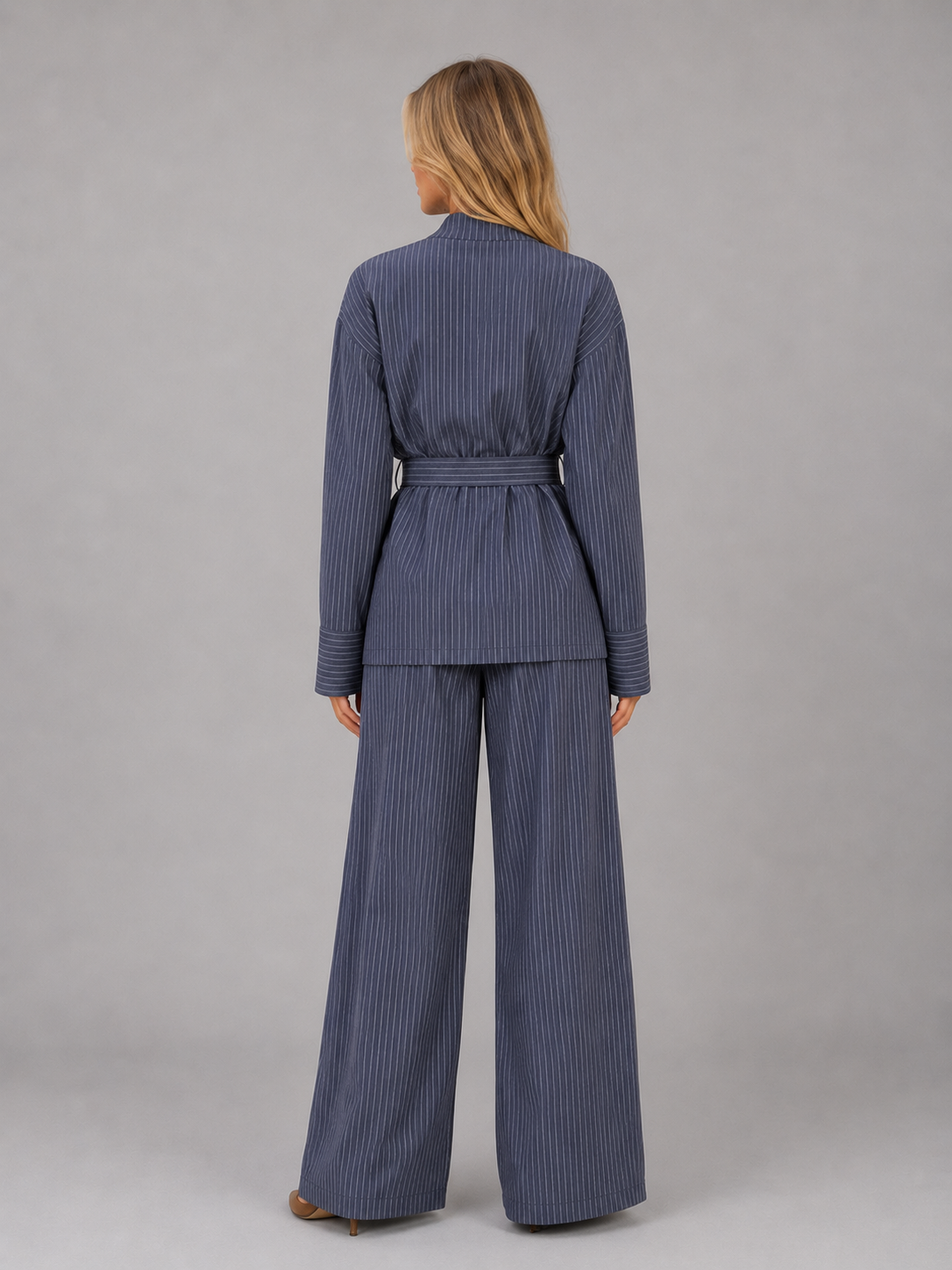 Vienna | Tailored Pinstripe Two-Piece Set