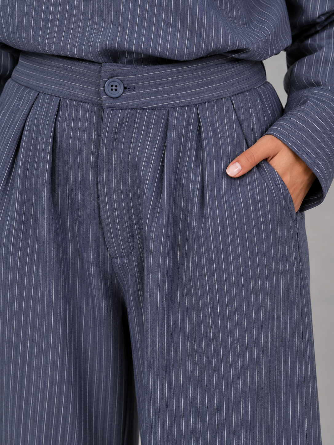 Vienna | Tailored Pinstripe Two-Piece Set