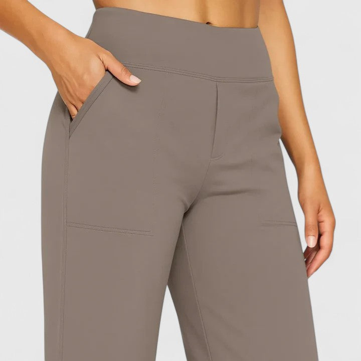 Vivienne wide leg pants with pockets - color Blue