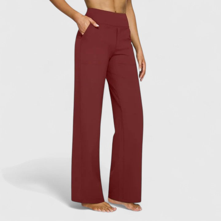 Vivienne wide leg pants with pockets - styled outfit