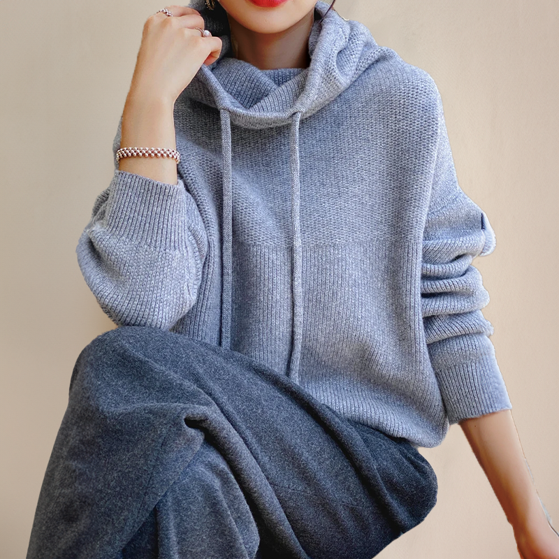 Waltraud | Oversized Stand-Collar Hoodie