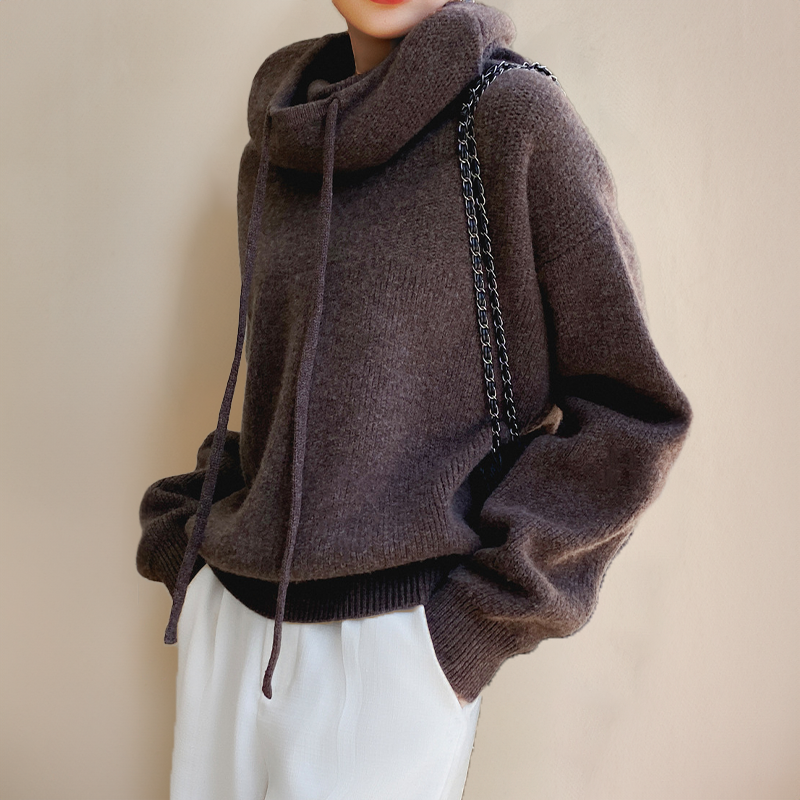 Waltraud | Oversized Stand-Collar Hoodie