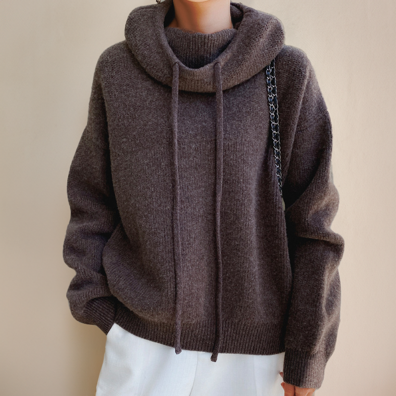 Waltraud | Oversized Stand-Collar Hoodie