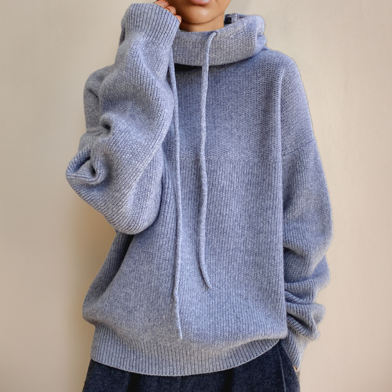 Waltraud | Oversized Stand-Collar Hoodie
