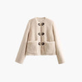 Whitney teddy toggle coat - front view