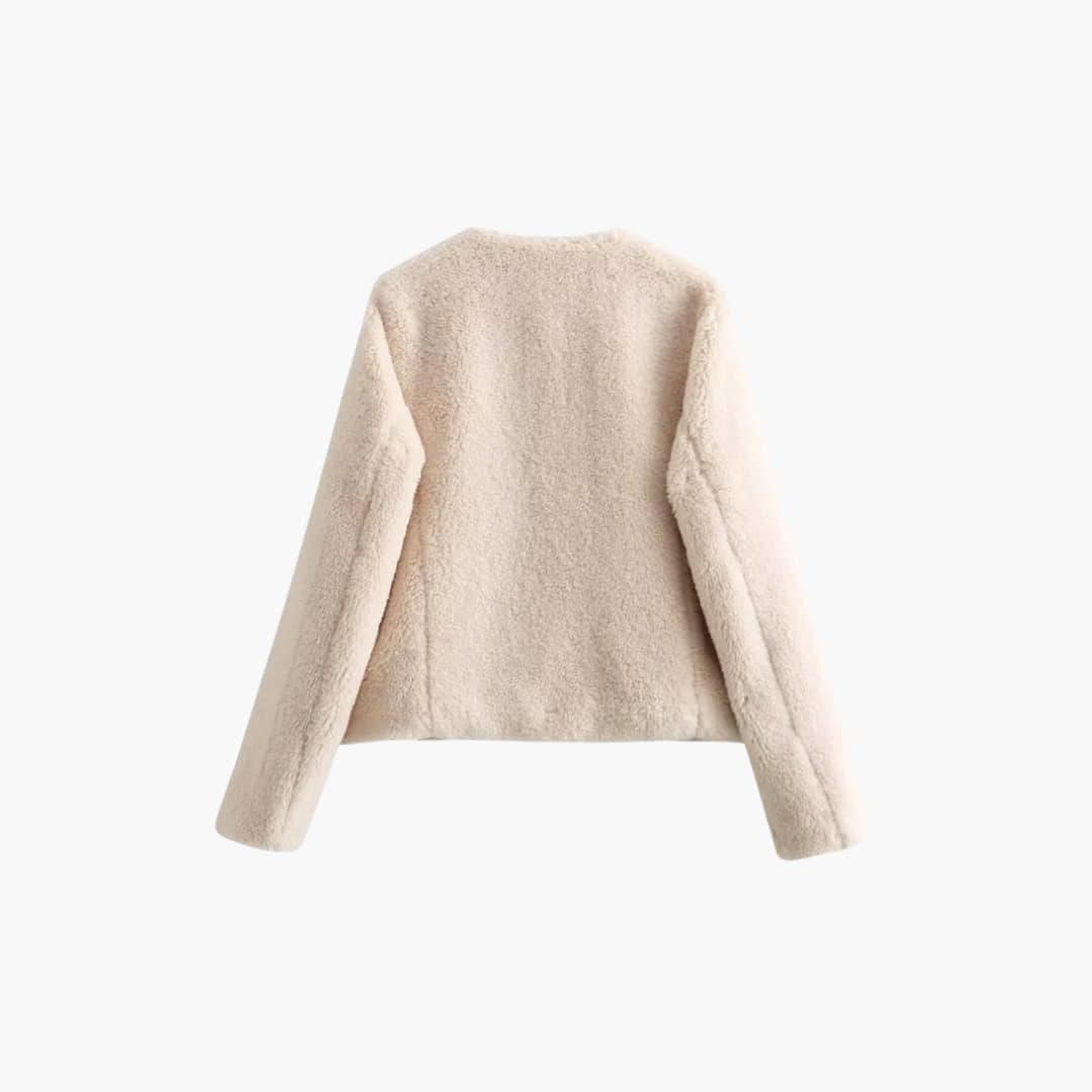 Whitney teddy toggle coat - side view