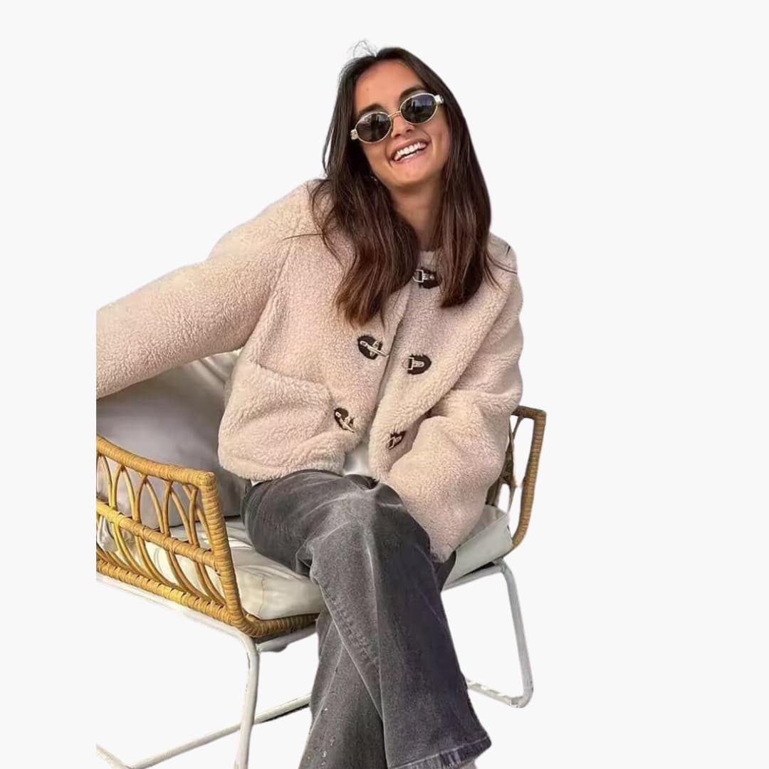 Whitney teddy toggle coat - styled outfit