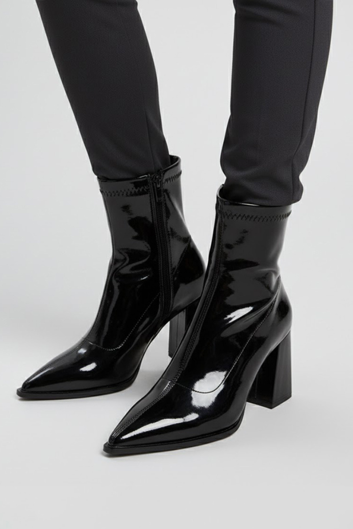 Winnifred | Ankle Boots with Low Block Heel