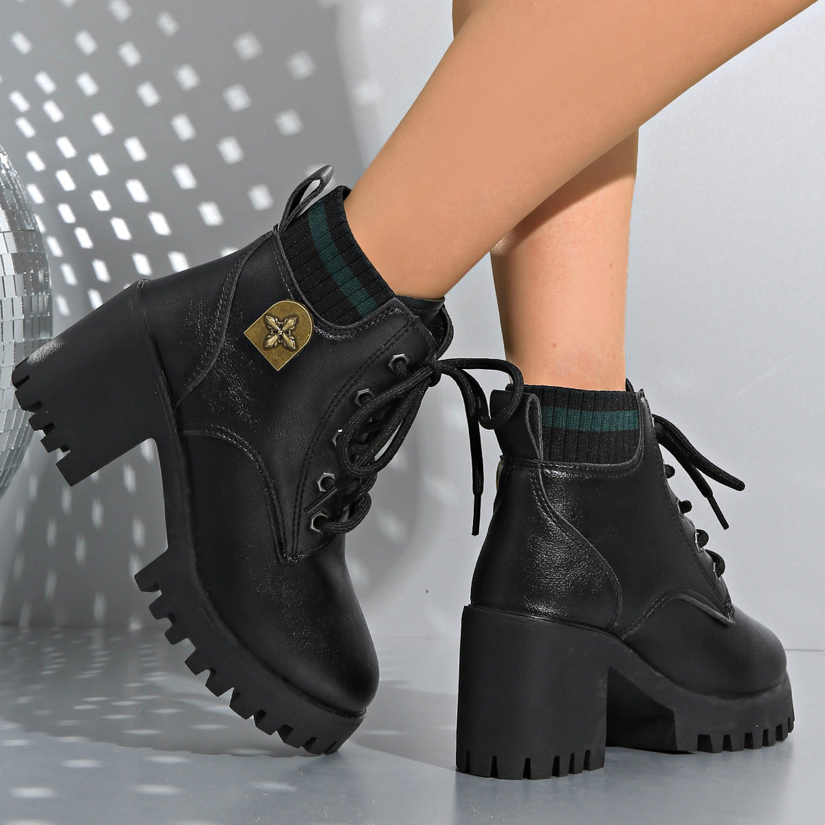 Wrenna | Grunge Platform Boots