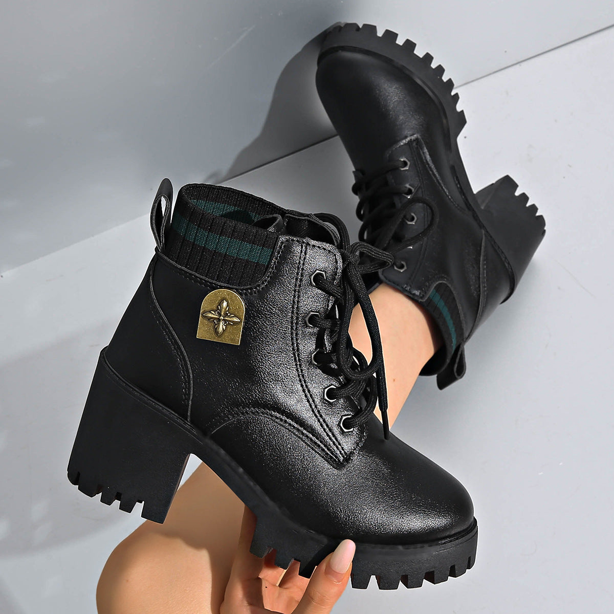 Wrenna | Grunge Platform Boots