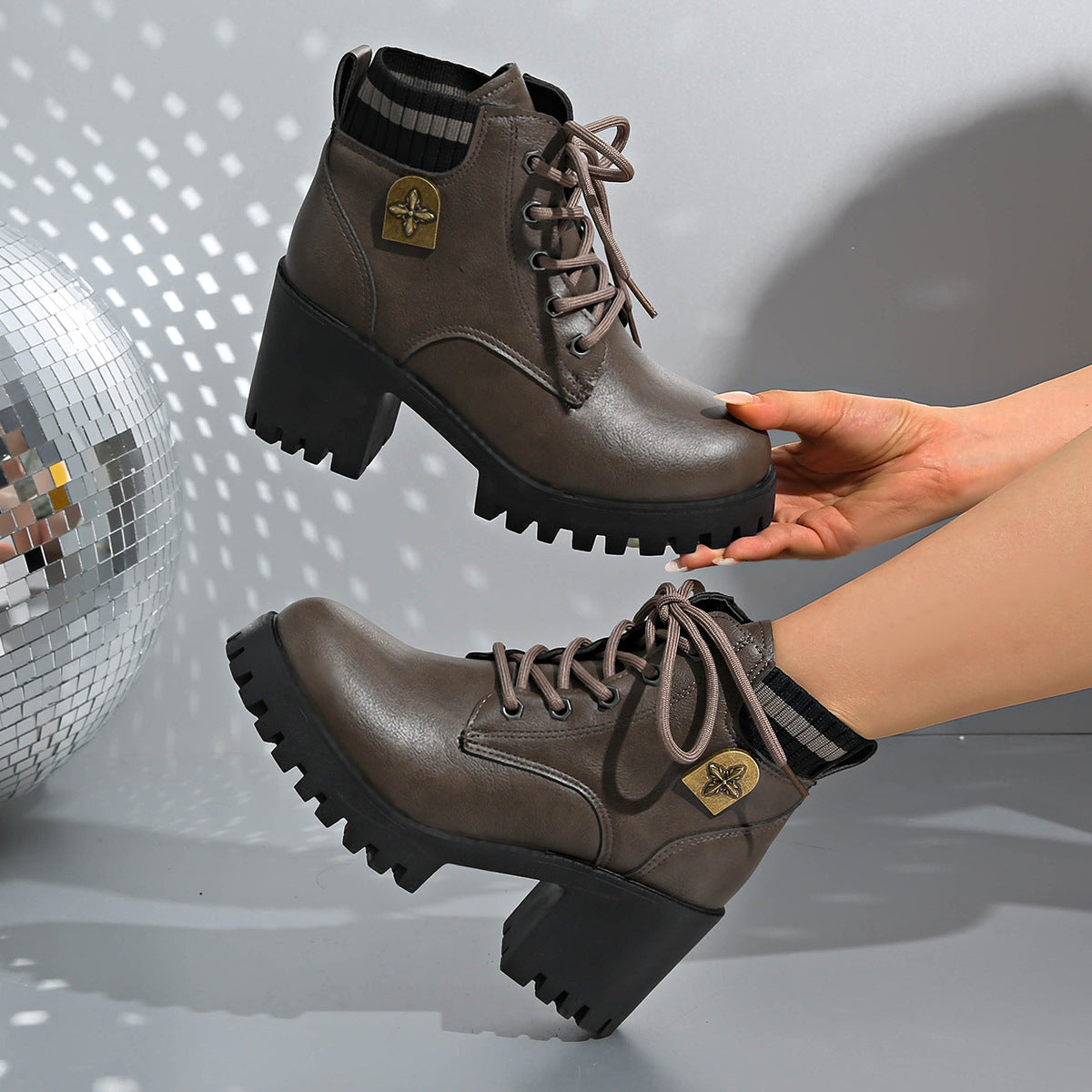 Wrenna | Grunge Platform Boots