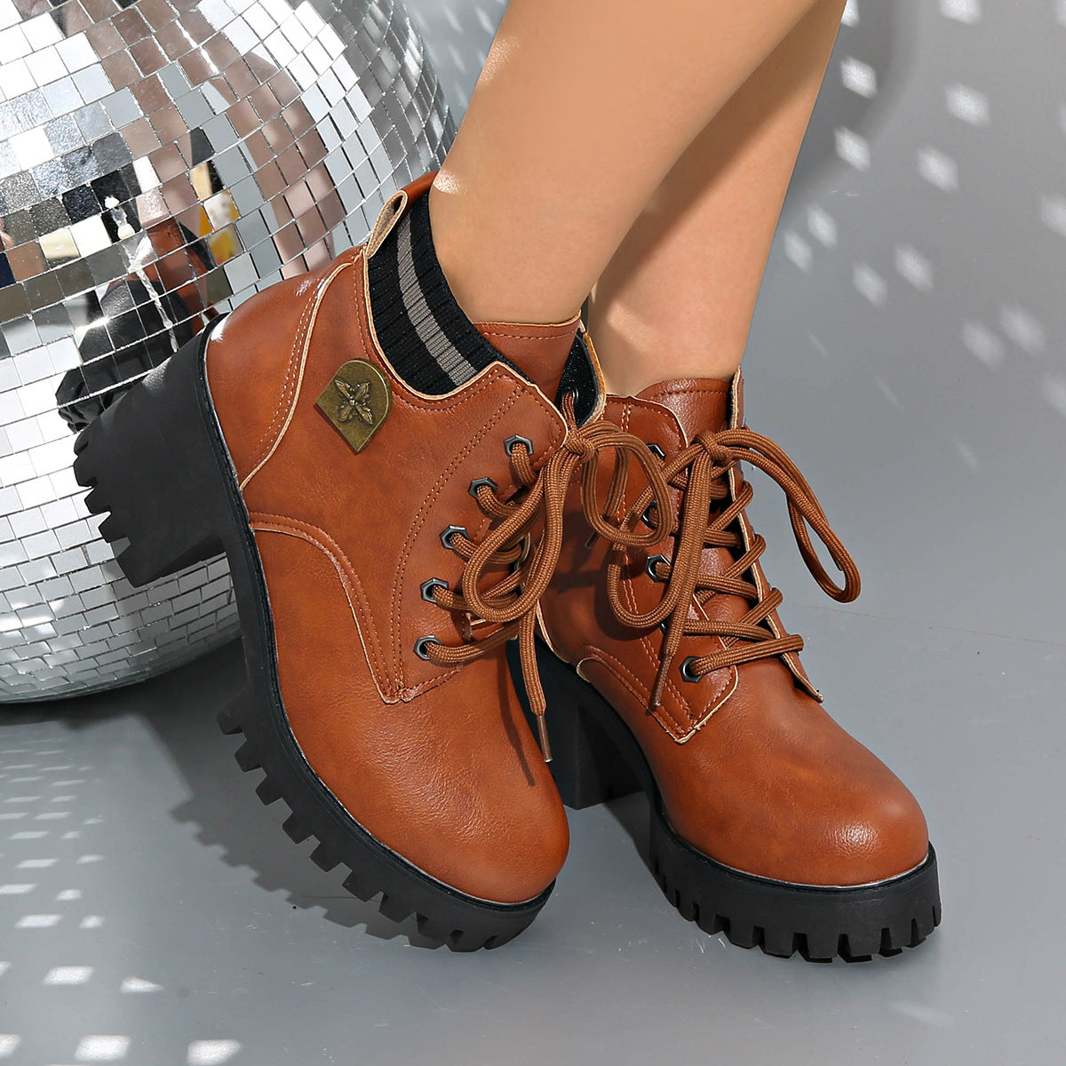 Wrenna | Grunge Platform Boots
