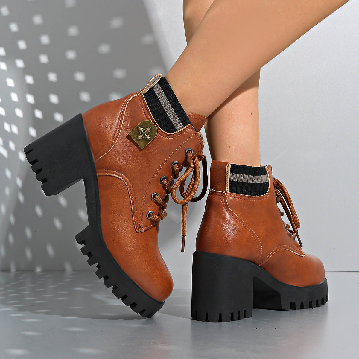 Wrenna | Grunge Platform Boots