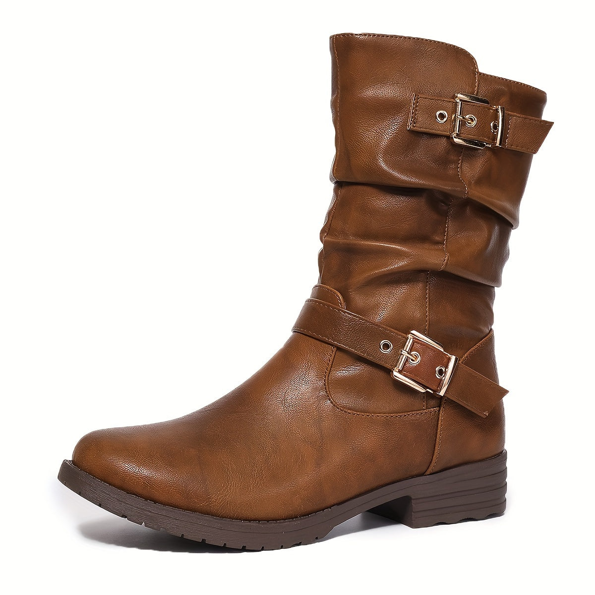 Xantippe | Slouchy Buckle Boots