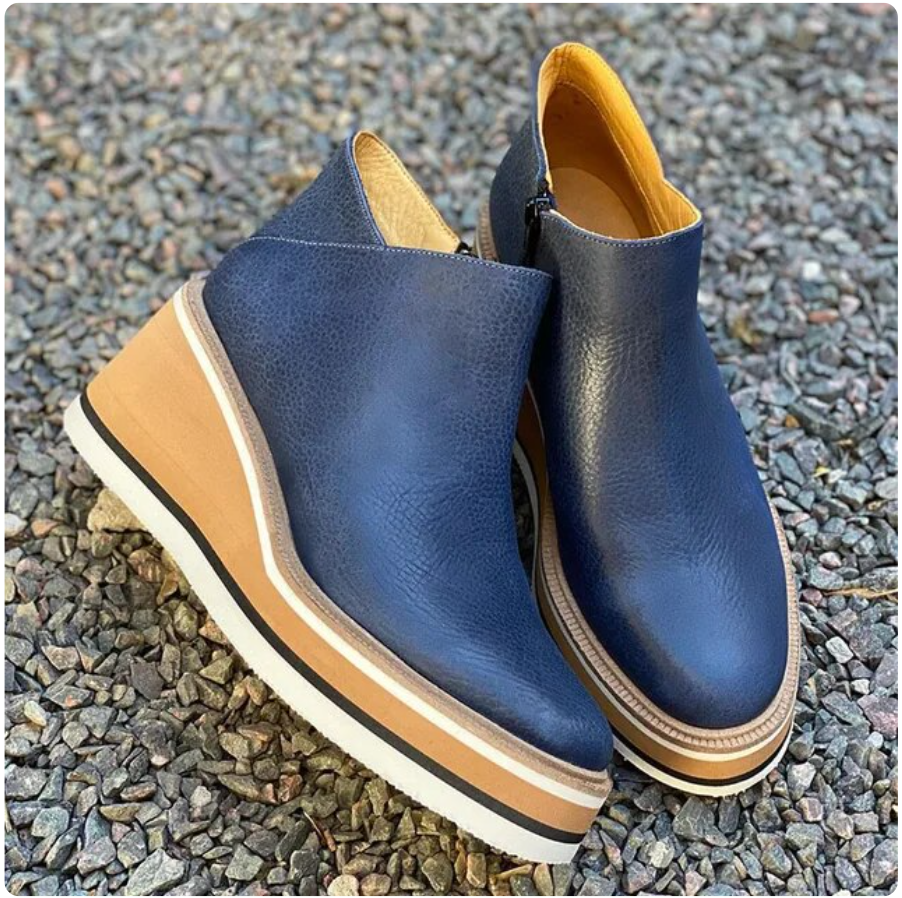 Yseult | Cozy Lace-Up Ankle Boots