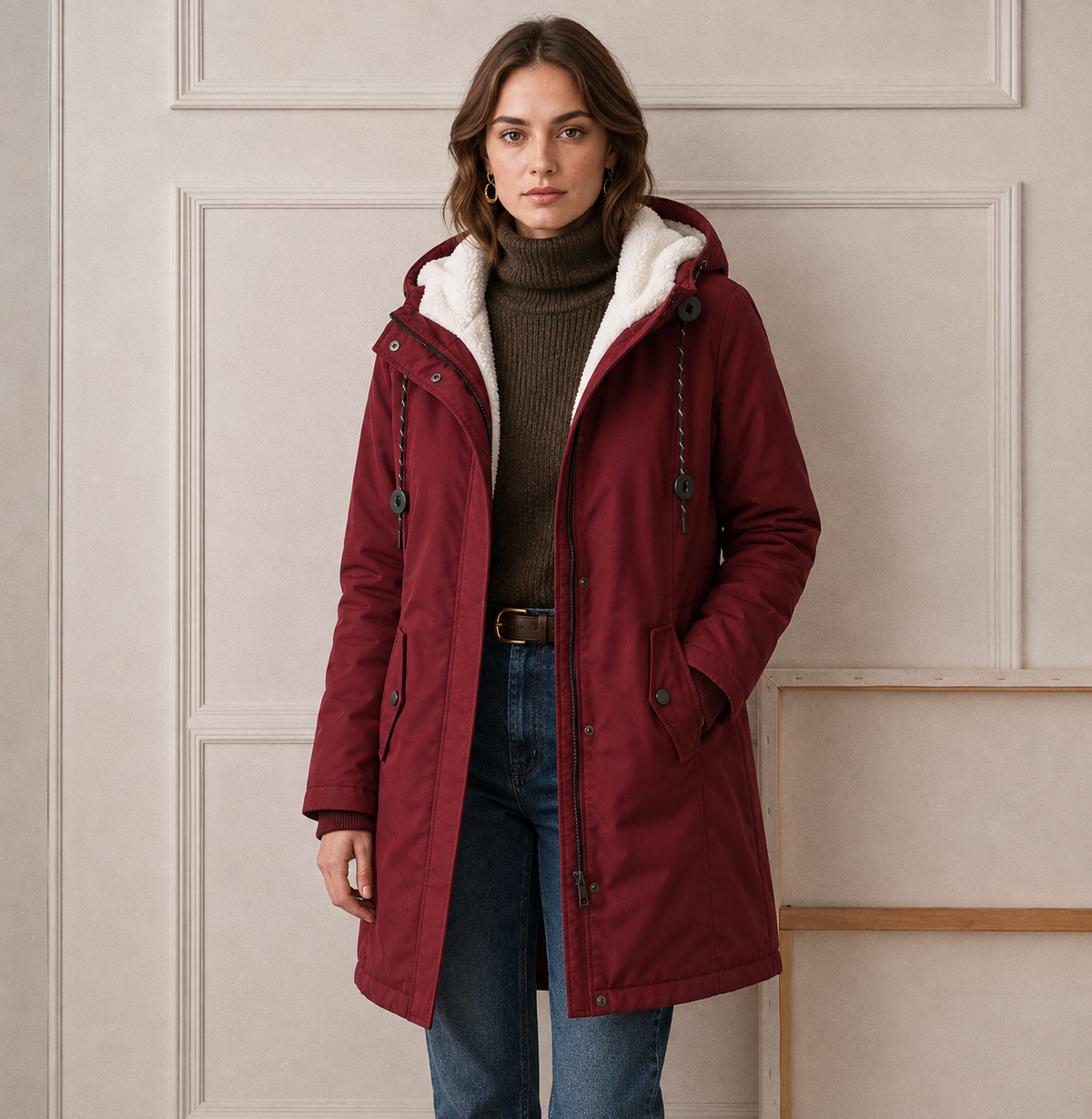 Ysolde | Cozy Hooded Cold-Weather Coat