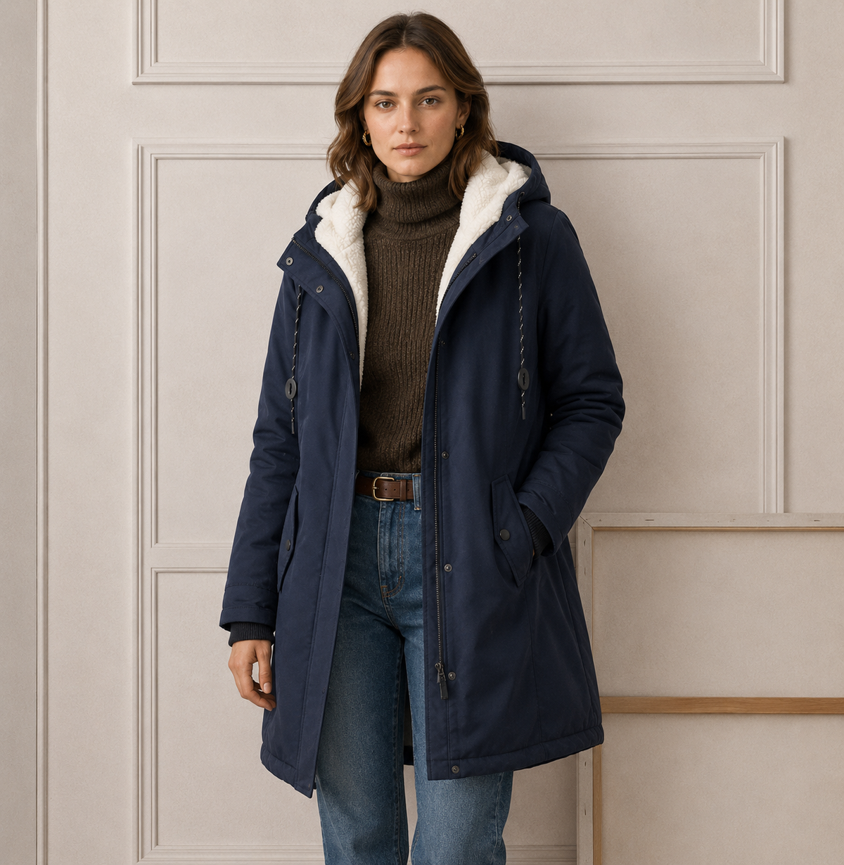 Ysolde | Cozy Hooded Cold-Weather Coat