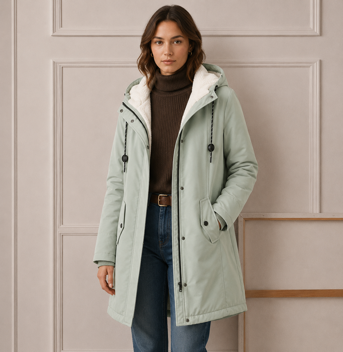 Ysolde | Cozy Hooded Cold-Weather Coat