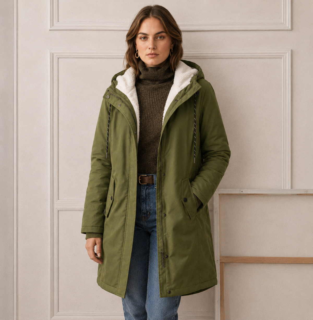 Ysolde | Cozy Hooded Cold-Weather Coat