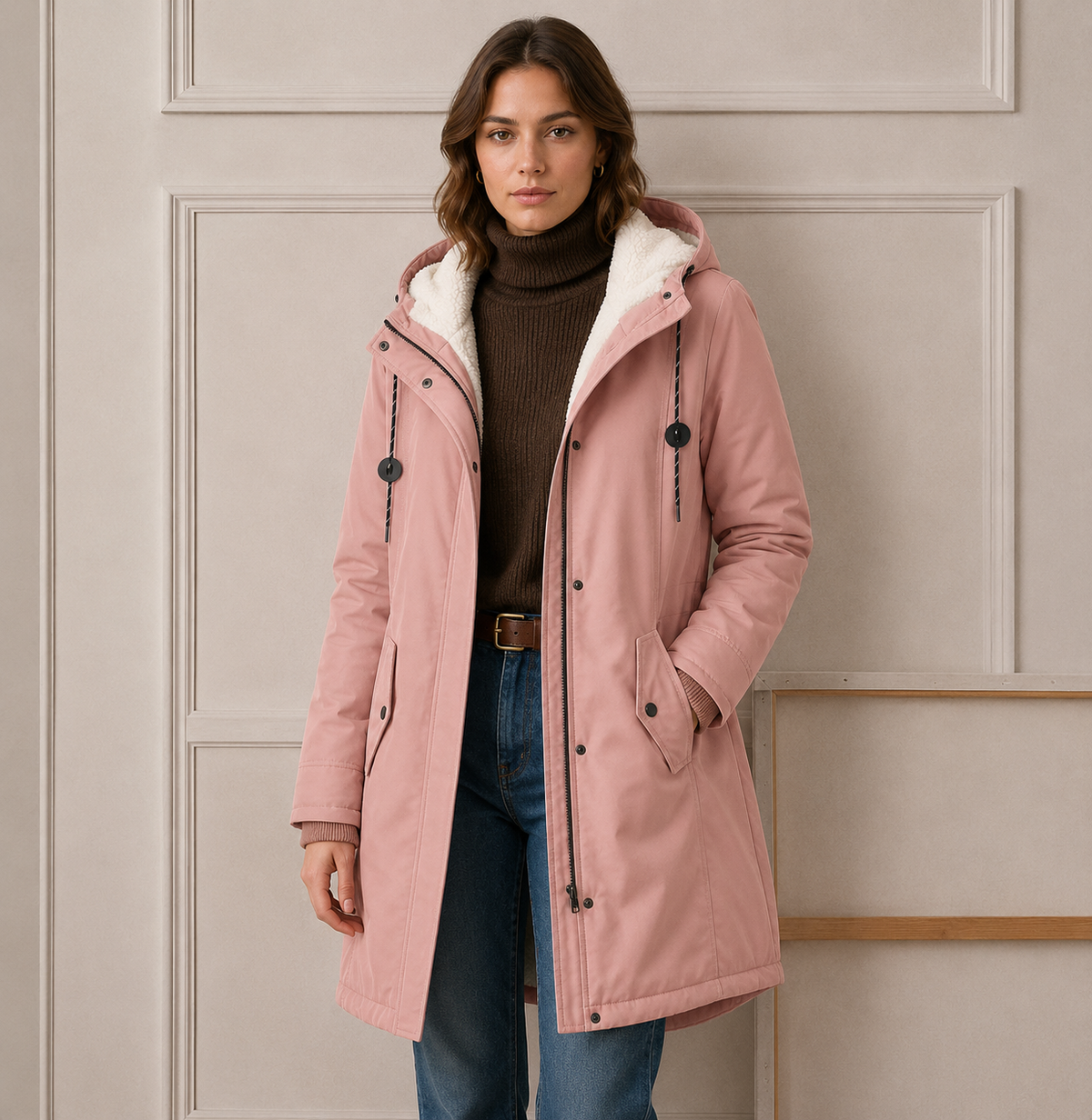 Ysolde | Cozy Hooded Cold-Weather Coat
