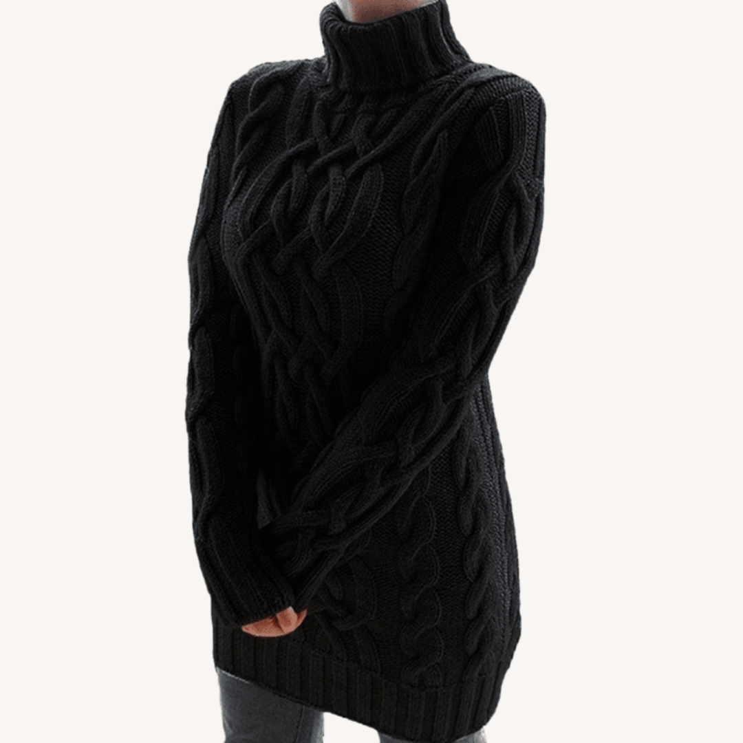 Zoe chunky turtleneck jumper - color options 1